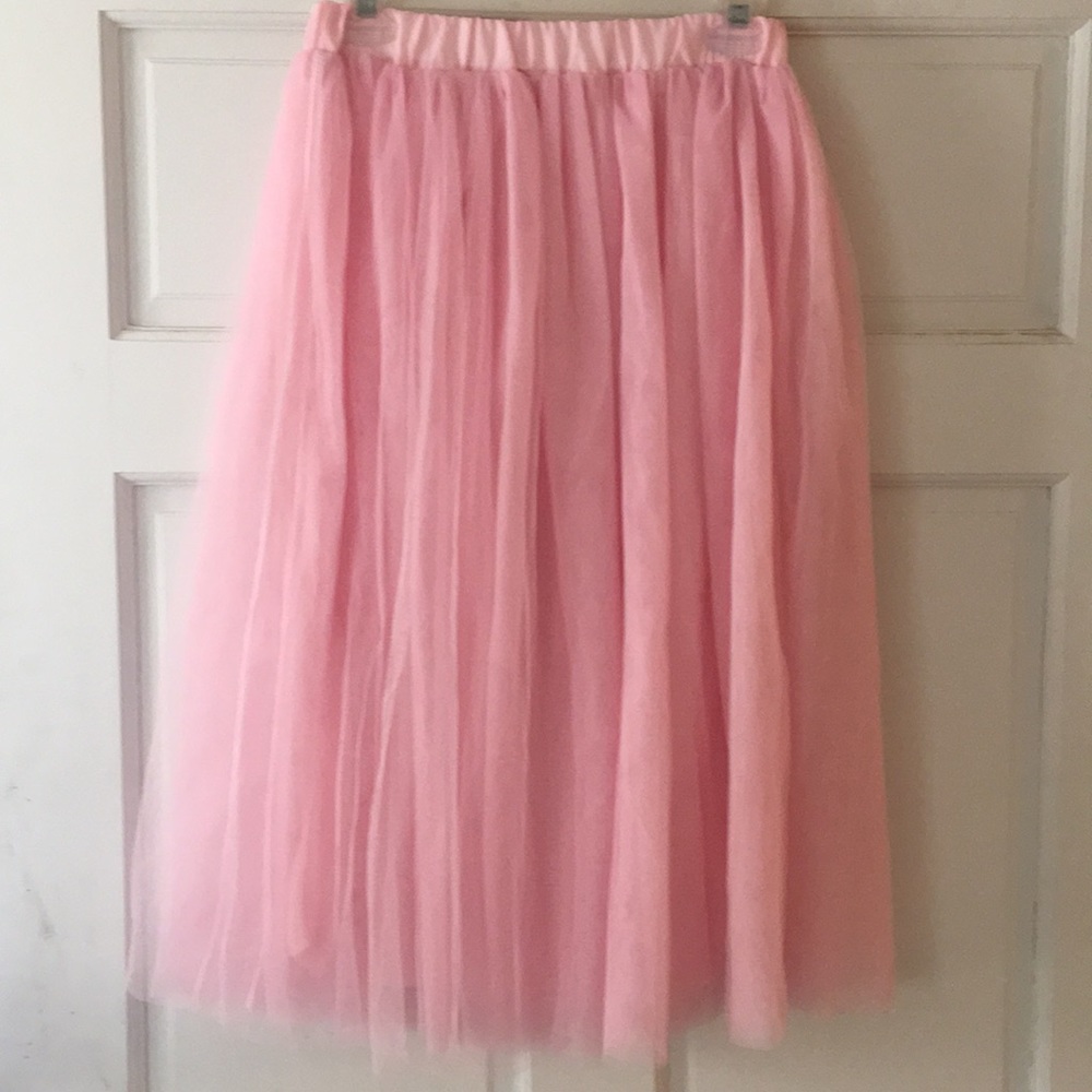PERFECT Ballerina PINK TULLE Ballet SKIRT Lined